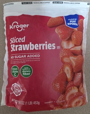 Frozen Sliced Strawberries