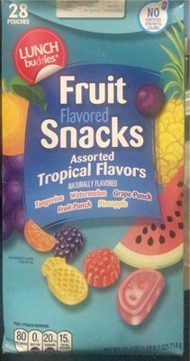Fruit flavored snacks