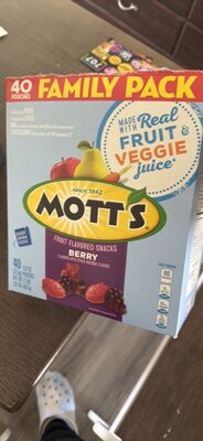 Fruit Flavored Snacks Berry