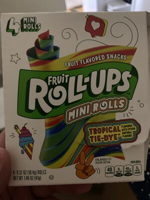 Fruit roll ups mini rolls