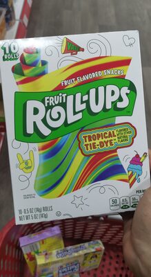 Fruit Roll-Ups Tropical Tie-Dye 10 Count