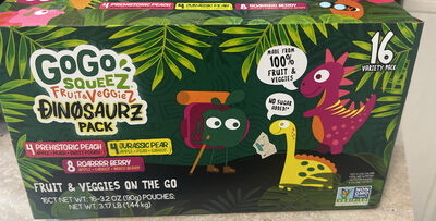 Fruit & Veggiez Dinosaurz Pack