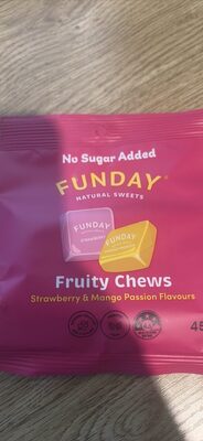 Fruity Chews Strawberry & Mango Passion Flavours