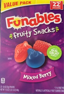 Fruity Snacks Mixed Berry