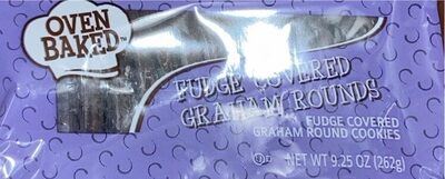Fudge Covered Graham Rounds