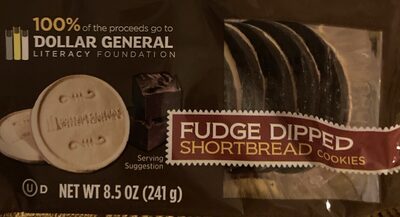 Fudge Dipped Shortbread Cookies