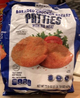 Fully Cooked Breaded Chicken Breast