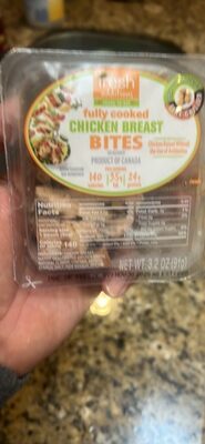fully cooked CHICKEN BREAST BITES