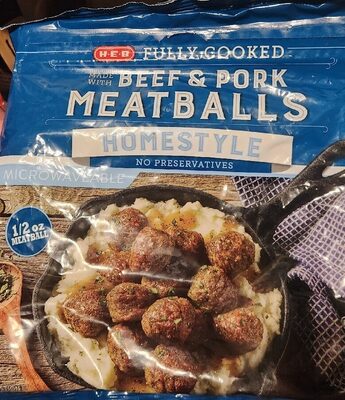 Fully Cooked Meatballs Homestyle By HEB