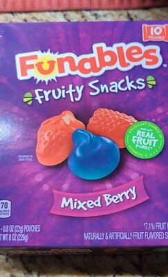 Funables Fruity Snacks