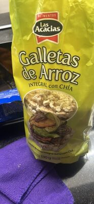Galletas de Arroz Integral con Chía