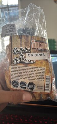 Galletas de avena crispa