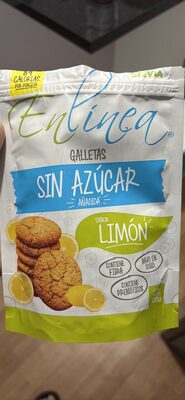 galletas sin azúcar añadida sabor limón