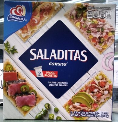 Gamesa SALADITAS 2 PAKETINES