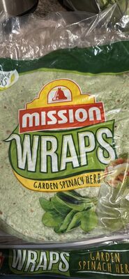 Garden Spinach Herb Wraps