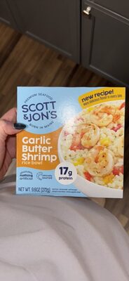 Garlic Butter Shrimp rice bowl