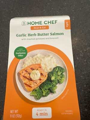 Garlic herb butter salmon