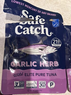 Garlic herb elite wild tuna