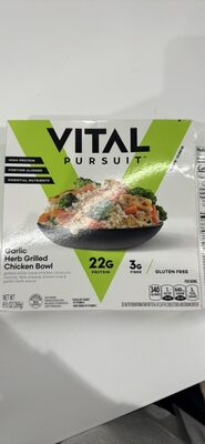 Garlic Herb Grilled Chicken Bowl