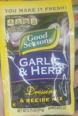 Garlic & Herb Salad Dressing & Recipe Mix