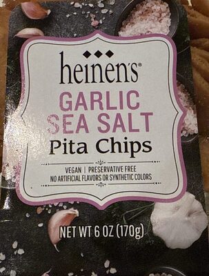 Garlic Sea Salt Pita Chips