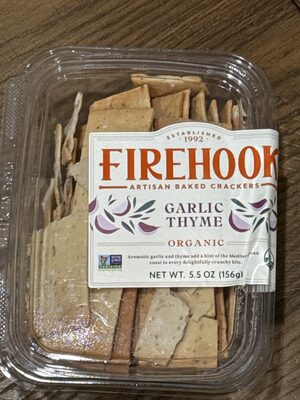 Garlic Thyme Crackers