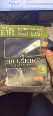 GENOA SALAMI, GOUDA CHEESE, SALTED ALMONDS