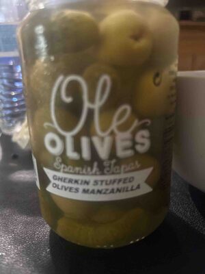 Gherkin Stuffed Olives Manzanilla