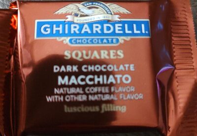 ghirardelli dark chocolate machiato
