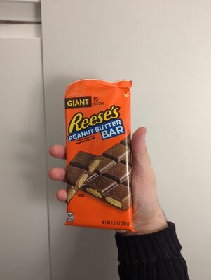 Giant peanut butter bar