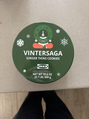 Ginger saga Ginger Thins Cookies