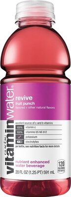 Glaceau vitamin water revive fruit punch