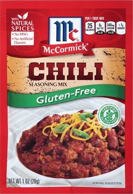 Gluten free chili seasoning mix
