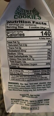 Gluten Free Chocolate Chip Cookies