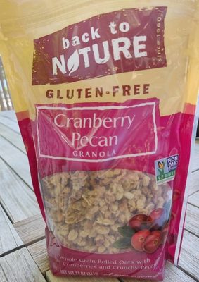 Gluten Free Cranberry Pecan Granola