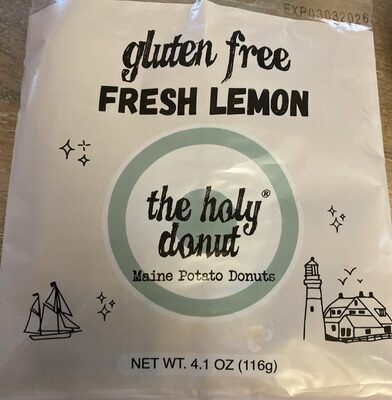 gluten free fresh lemon donut