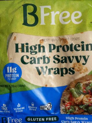 Gluten Free High Protein Carb Savvy Wraps
