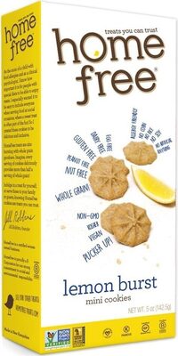 Gluten Free Lemon Burst Mini Cookies