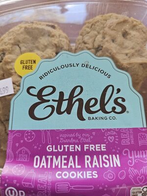 Gluten Free Oatmeal Raisin Cookies