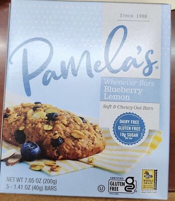 Gluten free whenever bars Blueberry Lemon