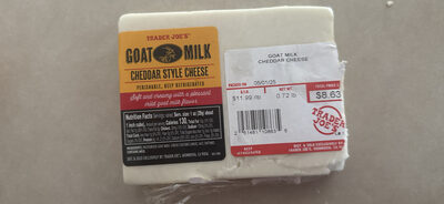 Goat Milk Cheddar Style Cheese