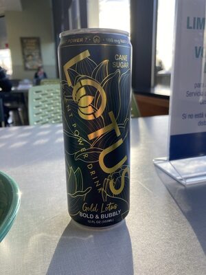 Gold Lotus Bold And Bubbly Energy Drink