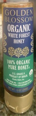 Golden blossom organic white forest honey