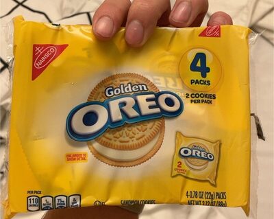 Golden sandwich cookies