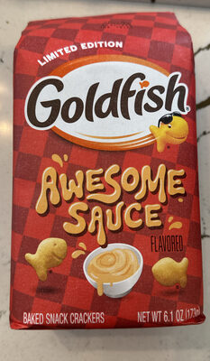 Goldfish Awesome Sauce Flavored