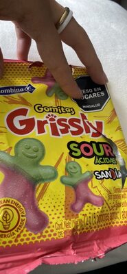 Gomitas Grissly Sour Ácidas Sandía