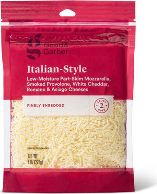 Good & gather italian style finely shredded low