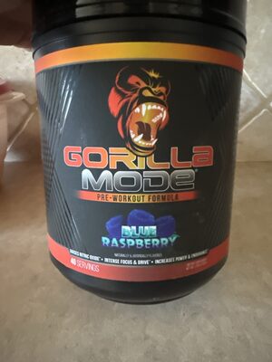 Gorilla Mode Pre-Workout (Blue Raspberry)