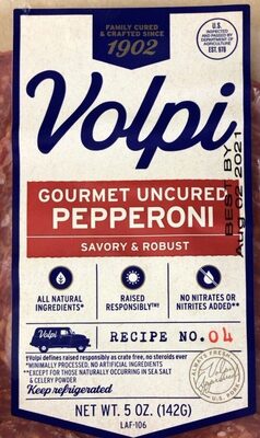 Gourmet Uncurced Pepperoni