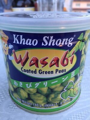 Grüne Erbsen mit Wasabi